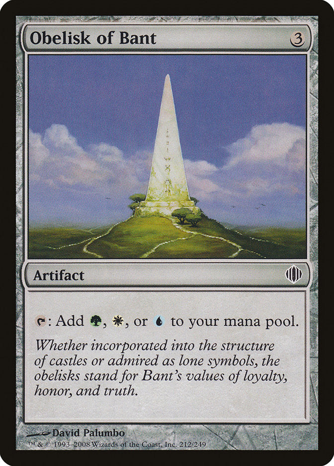 Obelisk of Bant [Shards of Alara] | I Want That Stuff Brandon
