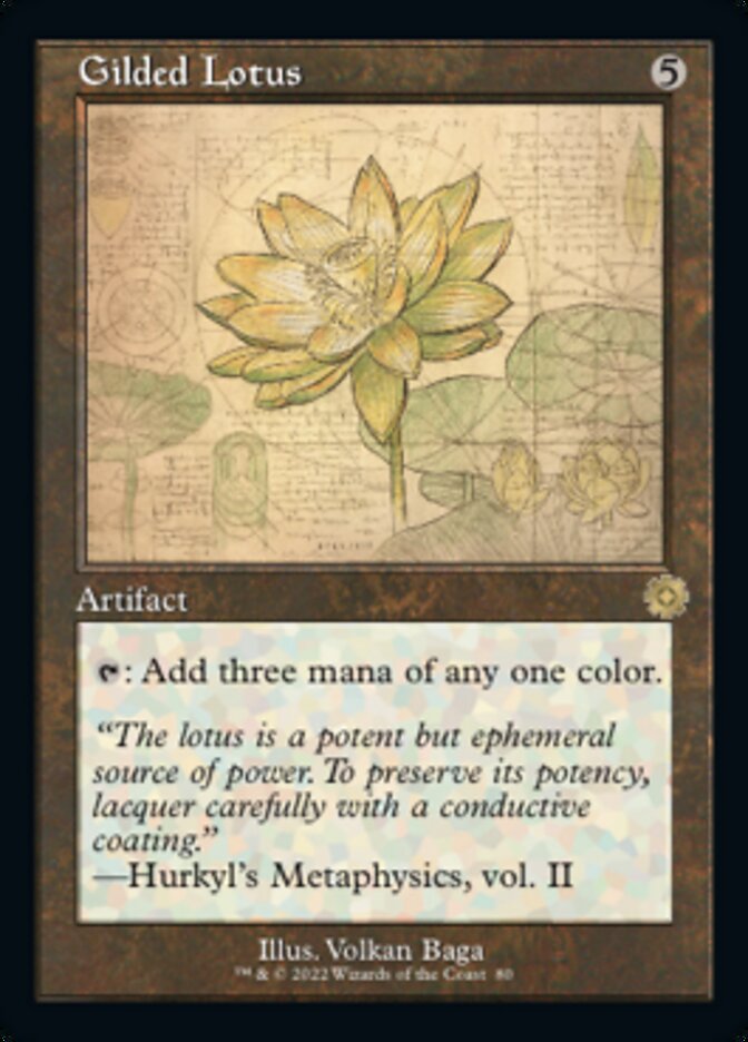 Gilded Lotus (Retro Schematic) [The Brothers' War Retro Artifacts] | I Want That Stuff Brandon