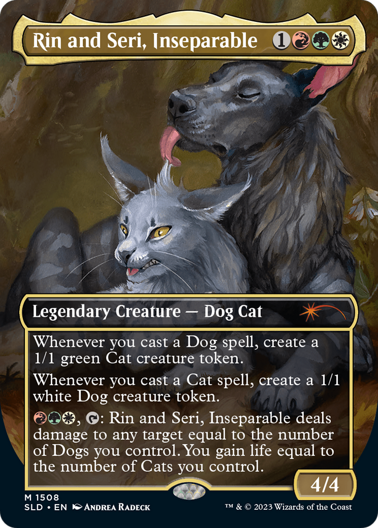 Rin and Seri, Inseparable (1508) // Rin and Seri, Inseparable [Secret Lair Commander Deck: Raining Cats and Dogs] | I Want That Stuff Brandon