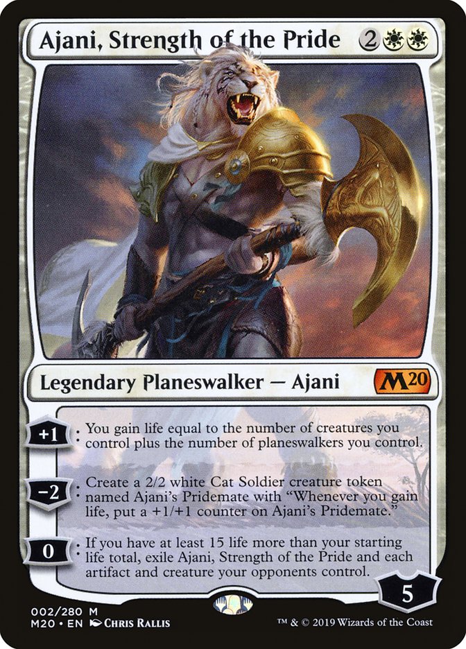 Ajani, Strength of the Pride [Core Set 2020] | I Want That Stuff Brandon