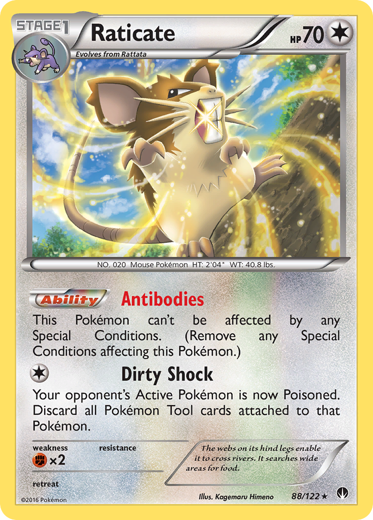 Raticate (88/122) [XY: BREAKpoint] | I Want That Stuff Brandon