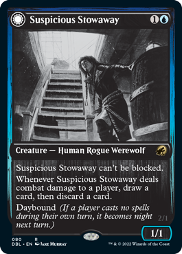 Suspicious Stowaway // Seafaring Werewolf [Innistrad: Double Feature] | I Want That Stuff Brandon