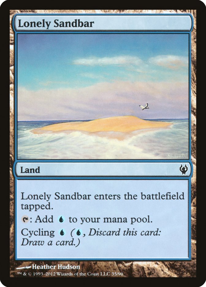 Lonely Sandbar [Duel Decks: Izzet vs. Golgari] | I Want That Stuff Brandon
