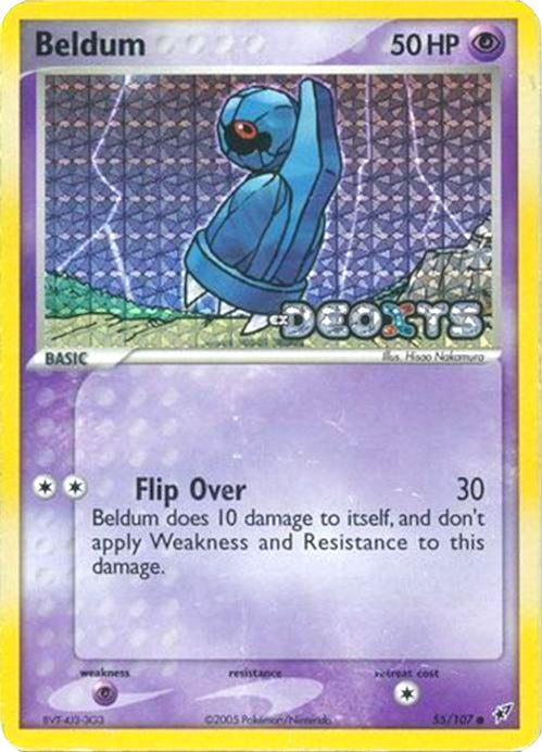 Beldum (55/107) (Stamped) [EX: Deoxys] | I Want That Stuff Brandon