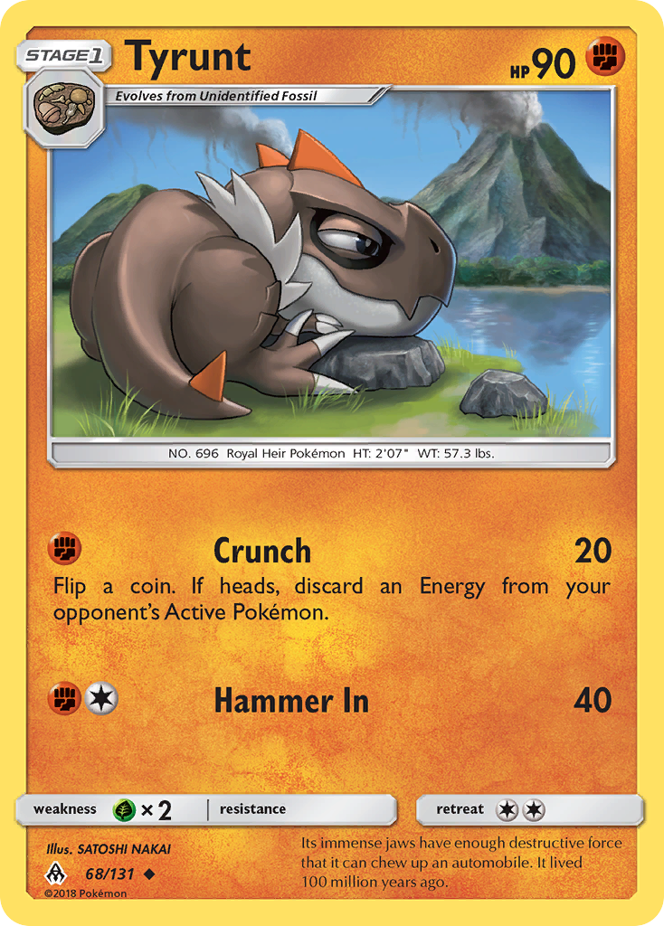 Tyrunt (68/131) [Sun & Moon: Forbidden Light] | I Want That Stuff Brandon