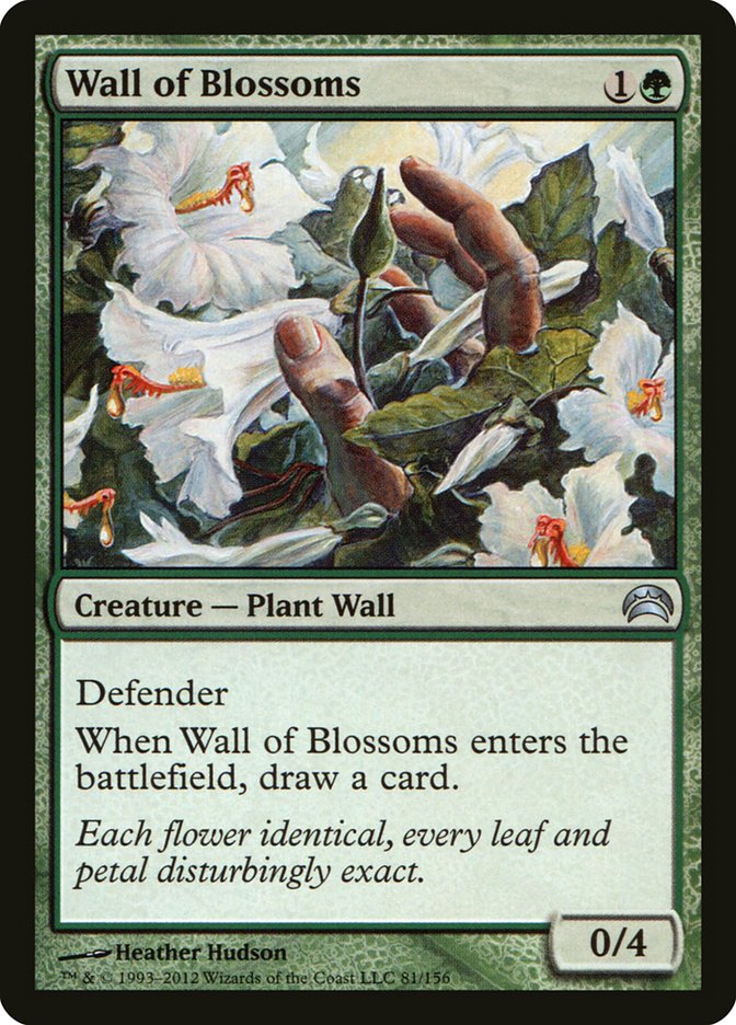 Wall of Blossoms [Planechase 2012] | I Want That Stuff Brandon