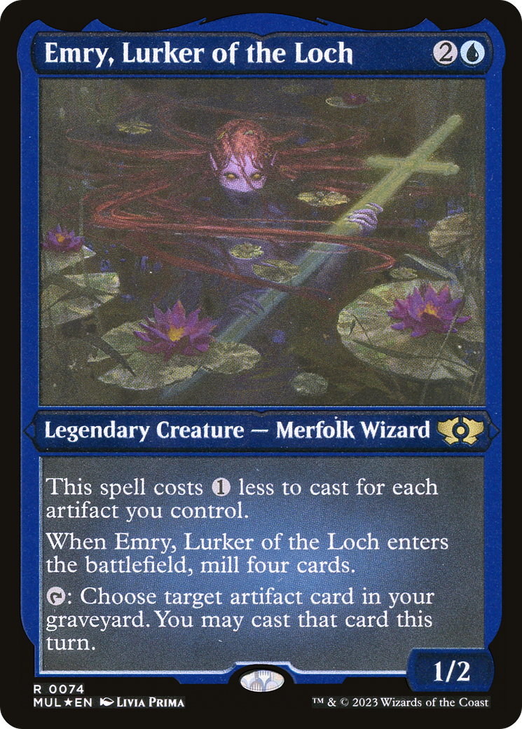 Emry, Lurker of the Loch (Foil Etched) [Multiverse Legends] | I Want That Stuff Brandon