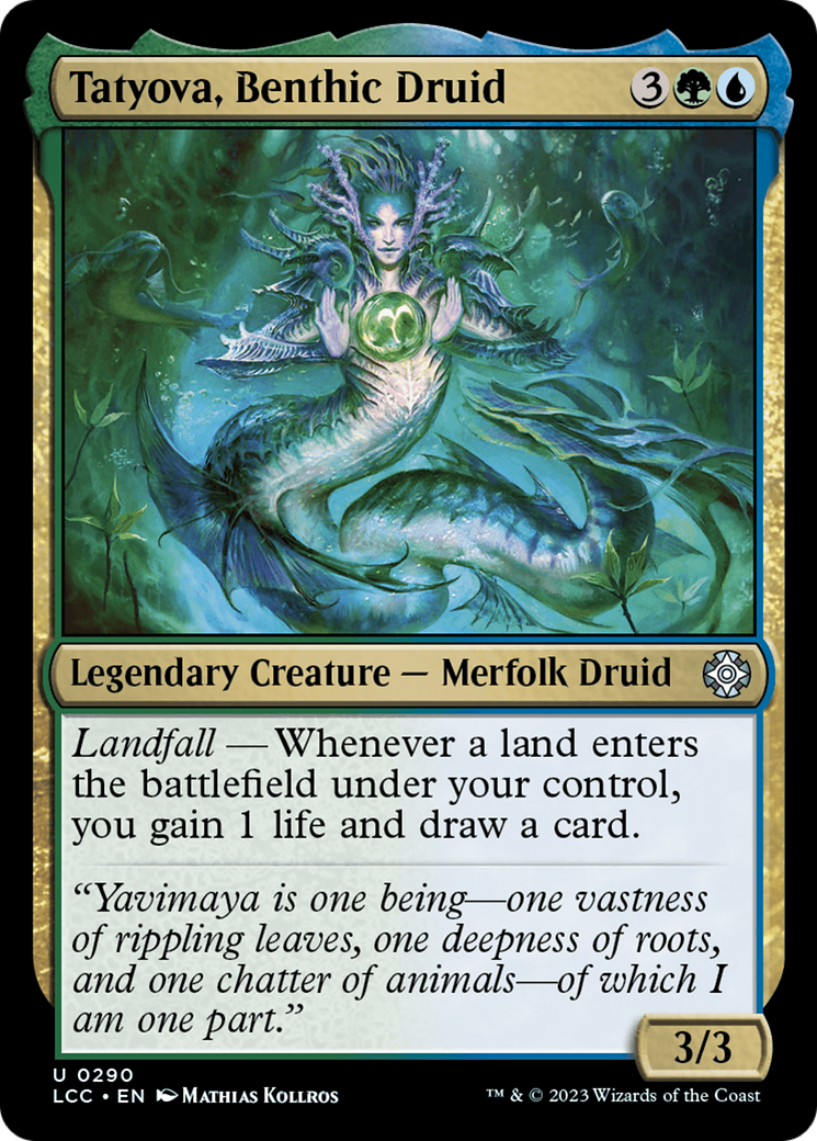 Tatyova, Benthic Druid [The Lost Caverns of Ixalan Commander] | I Want That Stuff Brandon