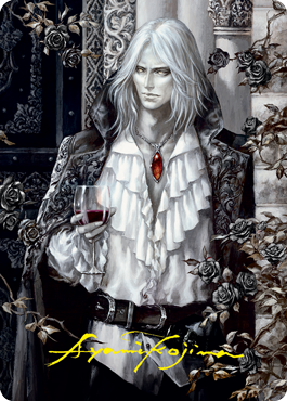 Sorin the Mirthless 2 Art Card (Gold-Stamped Signature) [Innistrad: Crimson Vow Art Series] | I Want That Stuff Brandon
