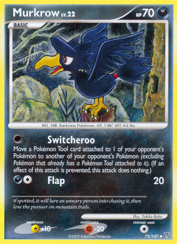 Murkrow (72/147) [Platinum: Supreme Victors] | I Want That Stuff Brandon