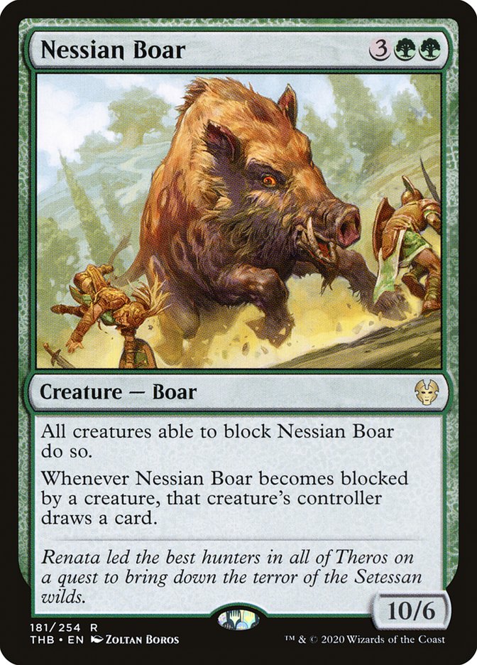Nessian Boar [Theros Beyond Death] | I Want That Stuff Brandon