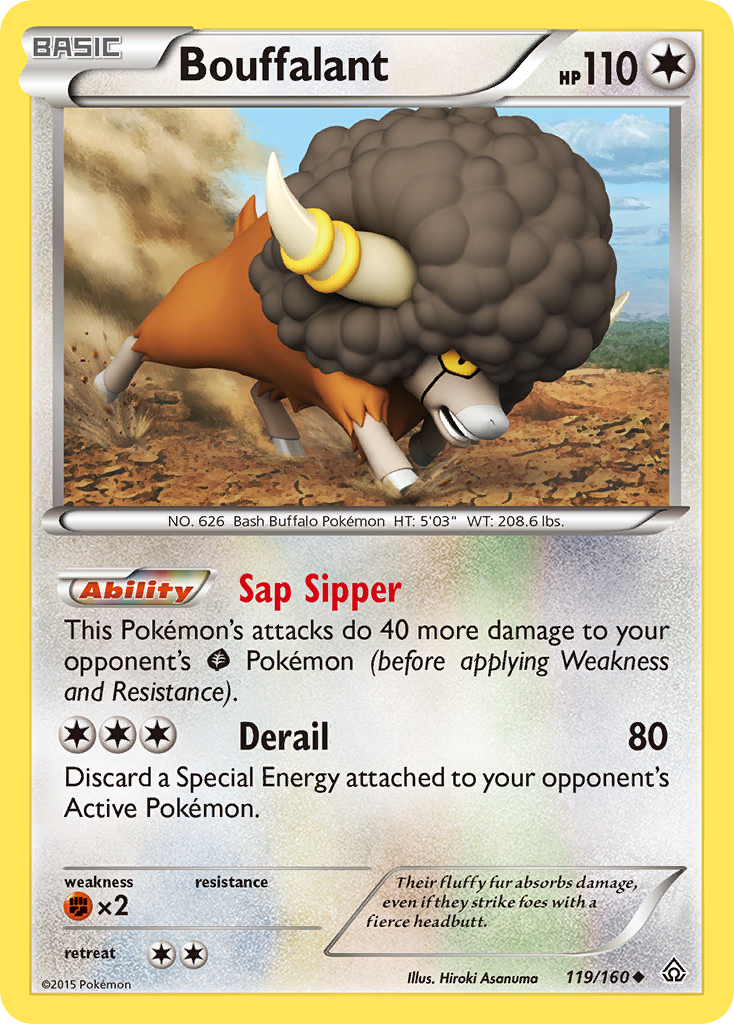 Bouffalant (119/160) [XY: Primal Clash] | I Want That Stuff Brandon