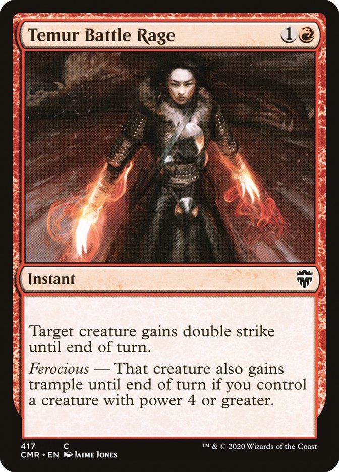 Temur Battle Rage [Commander Legends] | I Want That Stuff Brandon