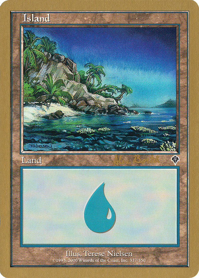 Island (ab337) (Alex Borteh) [World Championship Decks 2001] | I Want That Stuff Brandon