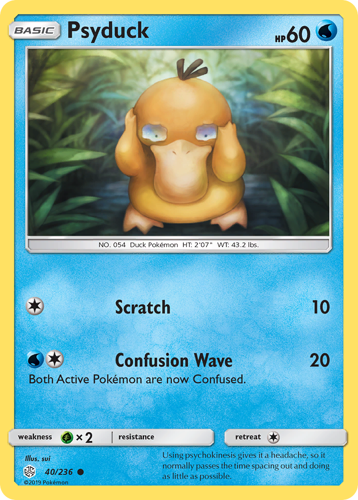 Psyduck (40/236) [Sun & Moon: Cosmic Eclipse] | I Want That Stuff Brandon