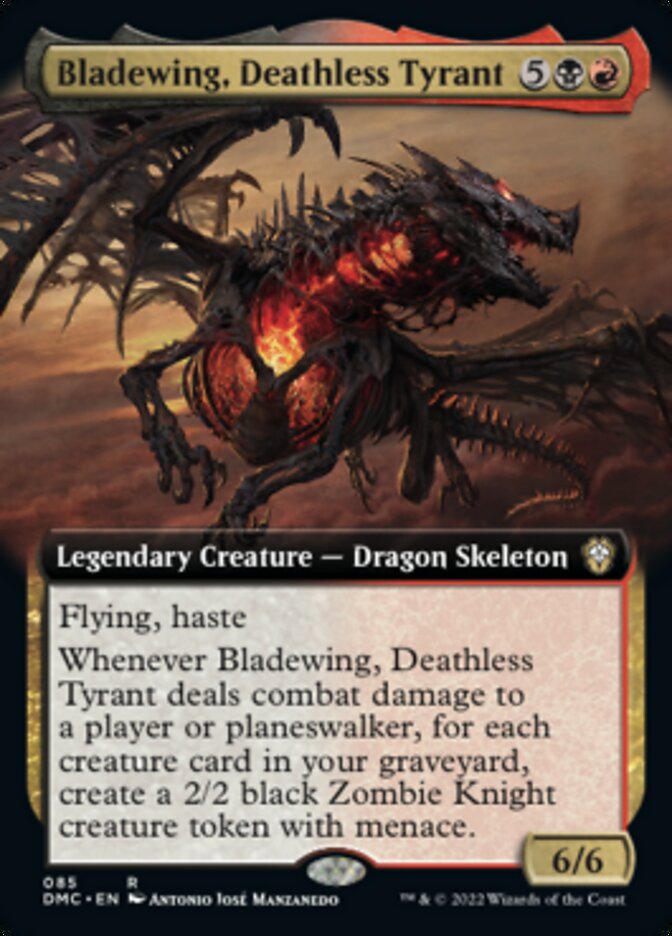 Bladewing, Deathless Tyrant (Extended Art) [Dominaria United Commander] | I Want That Stuff Brandon