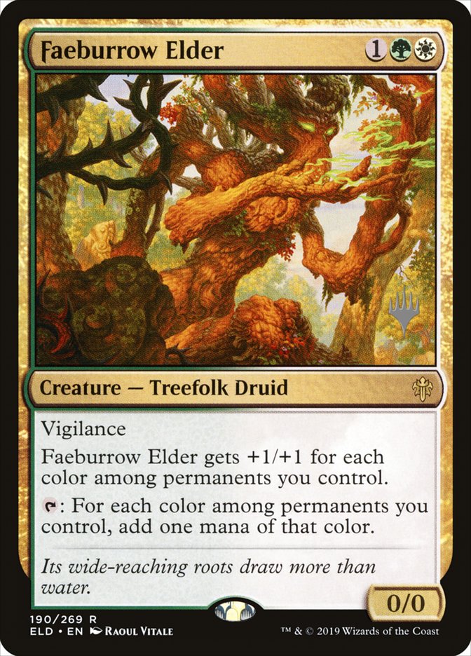 Faeburrow Elder (Promo Pack) [Throne of Eldraine Promos] | I Want That Stuff Brandon