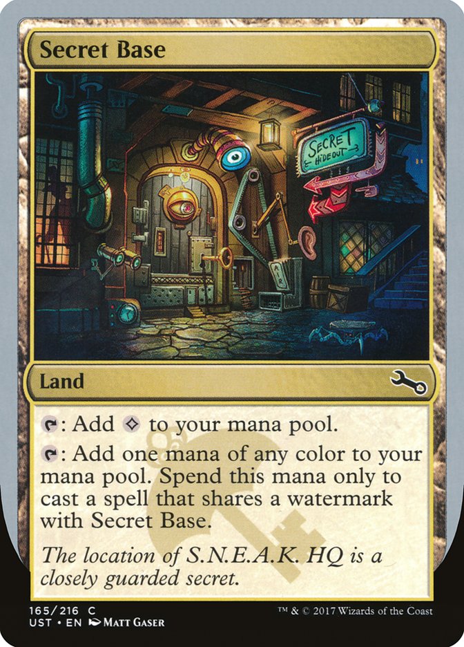 Secret Base (Artist: Matt Gaser) [Unstable] | I Want That Stuff Brandon