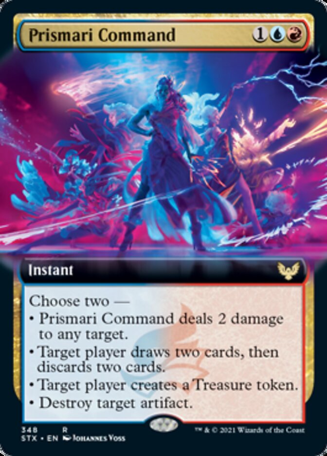 Prismari Command (Extended Art) [Strixhaven: School of Mages] | I Want That Stuff Brandon