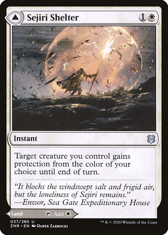 Sejiri Shelter // Sejiri Glacier [Zendikar Rising] | I Want That Stuff Brandon