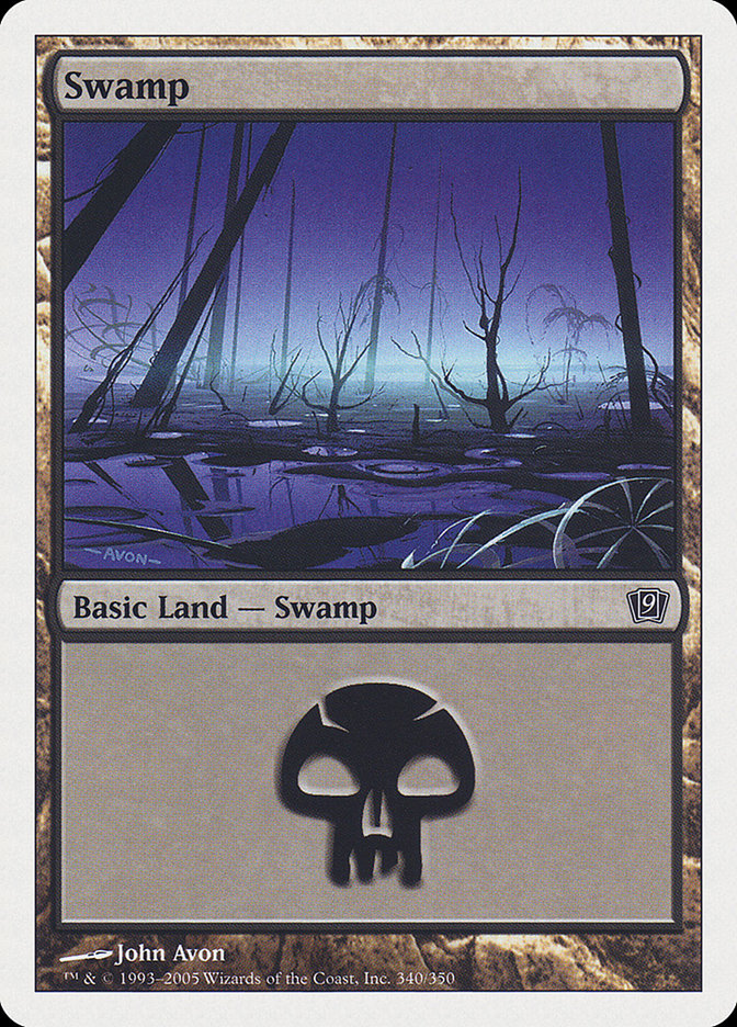 Swamp (340) [Ninth Edition] | I Want That Stuff Brandon