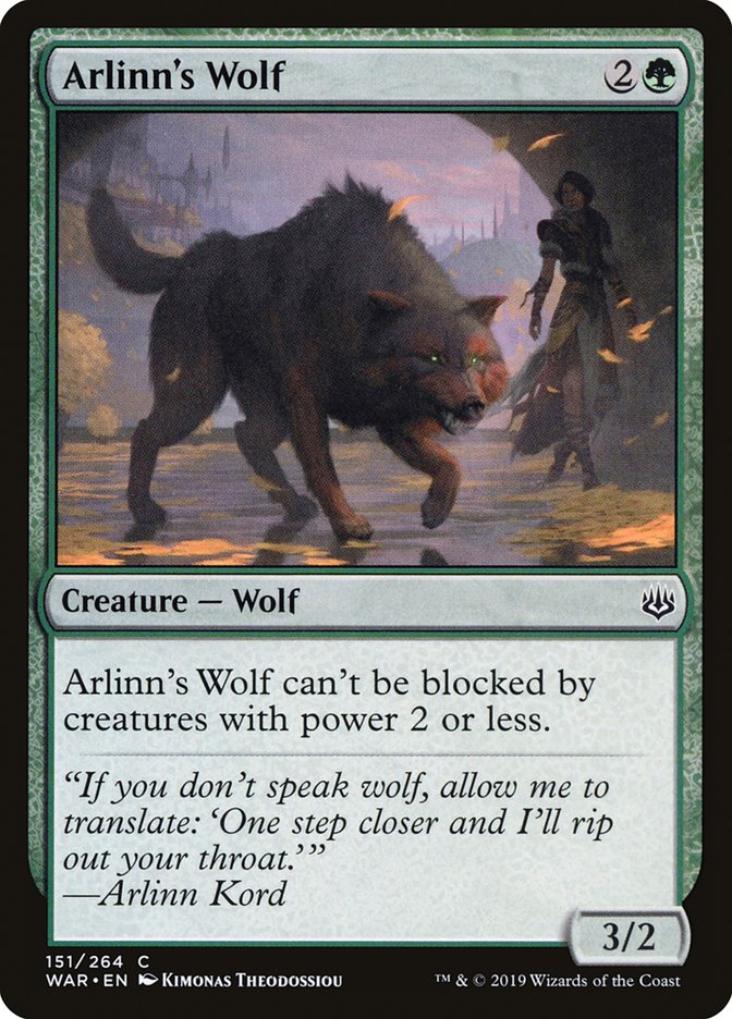 Arlinn's Wolf [War of the Spark] | I Want That Stuff Brandon
