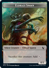 Eldrazi Spawn // Human Soldier Double-Sided Token [Innistrad: Midnight Hunt Commander Tokens] | I Want That Stuff Brandon