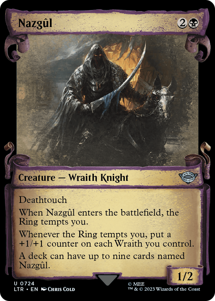 Nazgul (0724) [The Lord of the Rings: Tales of Middle-Earth Showcase Scrolls] | I Want That Stuff Brandon