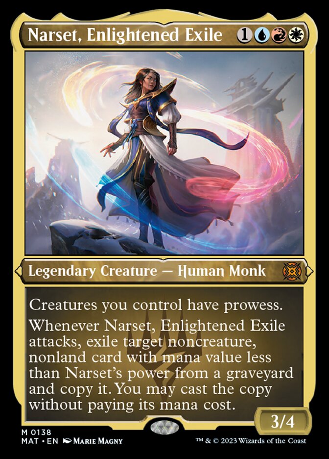 Narset, Enlightened Exile (Foil Etched) [March of the Machine: The Aftermath] | I Want That Stuff Brandon