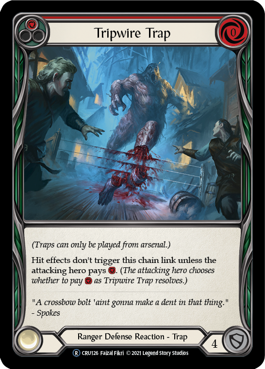 Tripwire Trap (Rainbow Foil) [CRU126-RF] Unlimited Rainbow Foil | I Want That Stuff Brandon