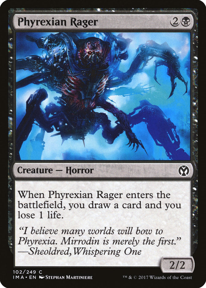 Phyrexian Rager [Iconic Masters] | I Want That Stuff Brandon
