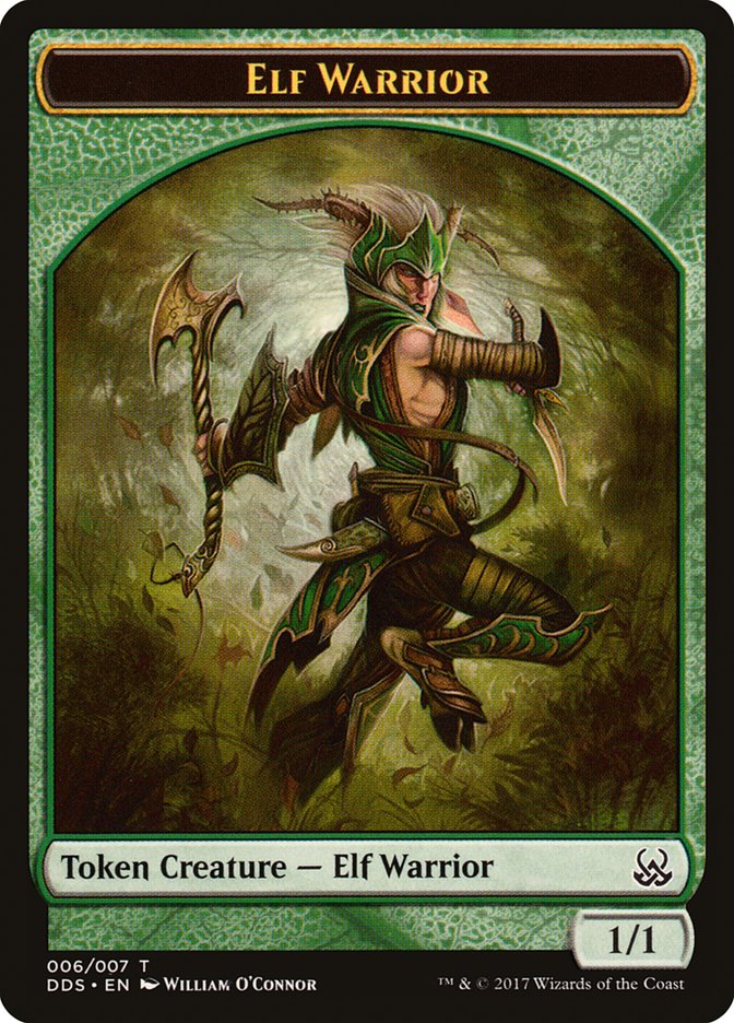 Elf Warrior Token [Duel Decks: Mind vs. Might Tokens] | I Want That Stuff Brandon