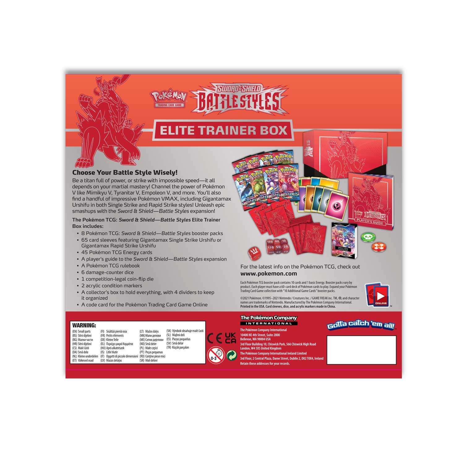 Sword & Shield: Battle Styles - Elite Trainer Box (Gigantamax Single Strike Urshifu) | I Want That Stuff Brandon