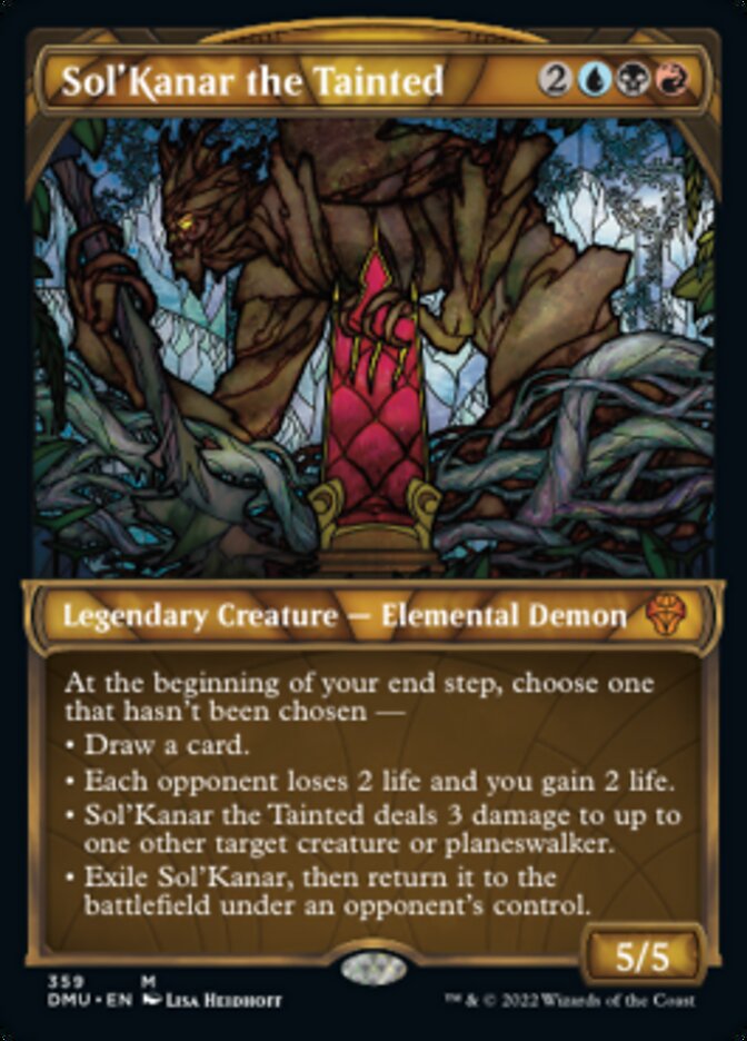 Sol'Kanar the Tainted (Showcase Textured) [Dominaria United] | I Want That Stuff Brandon