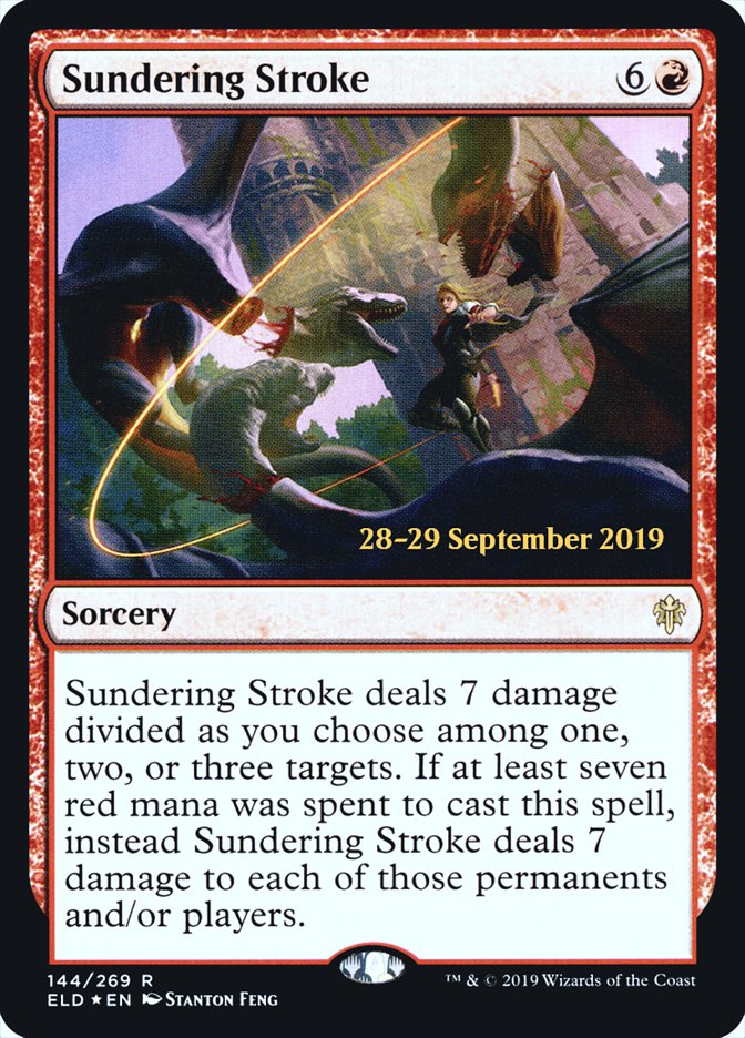 Sundering Stroke [Throne of Eldraine Prerelease Promos] | I Want That Stuff Brandon