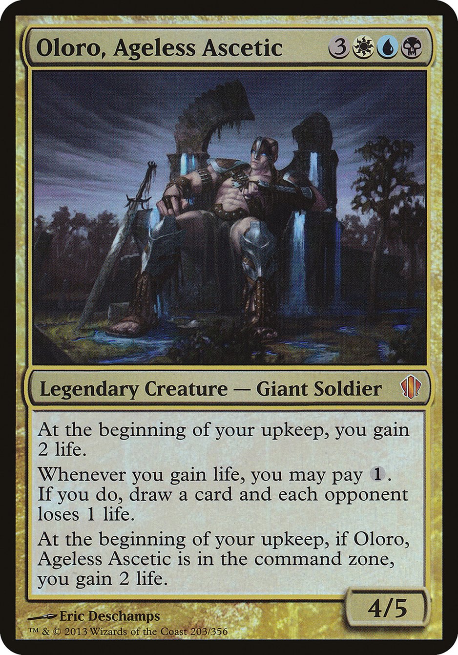 Oloro, Ageless Ascetic (Oversized) [Commander 2013 Oversized] | I Want That Stuff Brandon