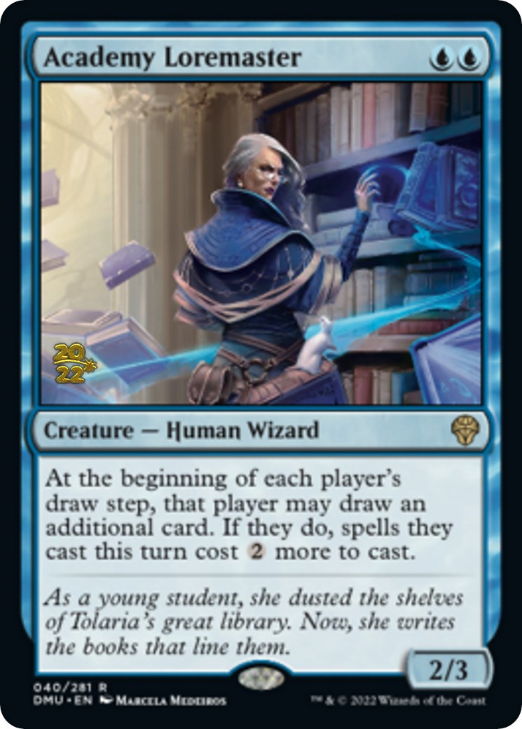 Academy Loremaster [Dominaria United Prerelease Promos] | I Want That Stuff Brandon