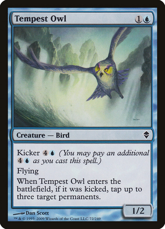Tempest Owl [Zendikar] | I Want That Stuff Brandon