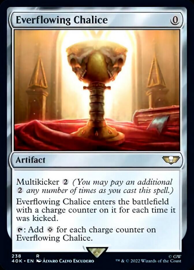 Everflowing Chalice (Surge Foil) [Warhammer 40,000] | I Want That Stuff Brandon