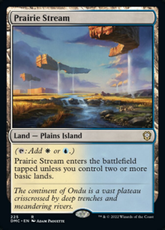 Prairie Stream [Dominaria United Commander] | I Want That Stuff Brandon