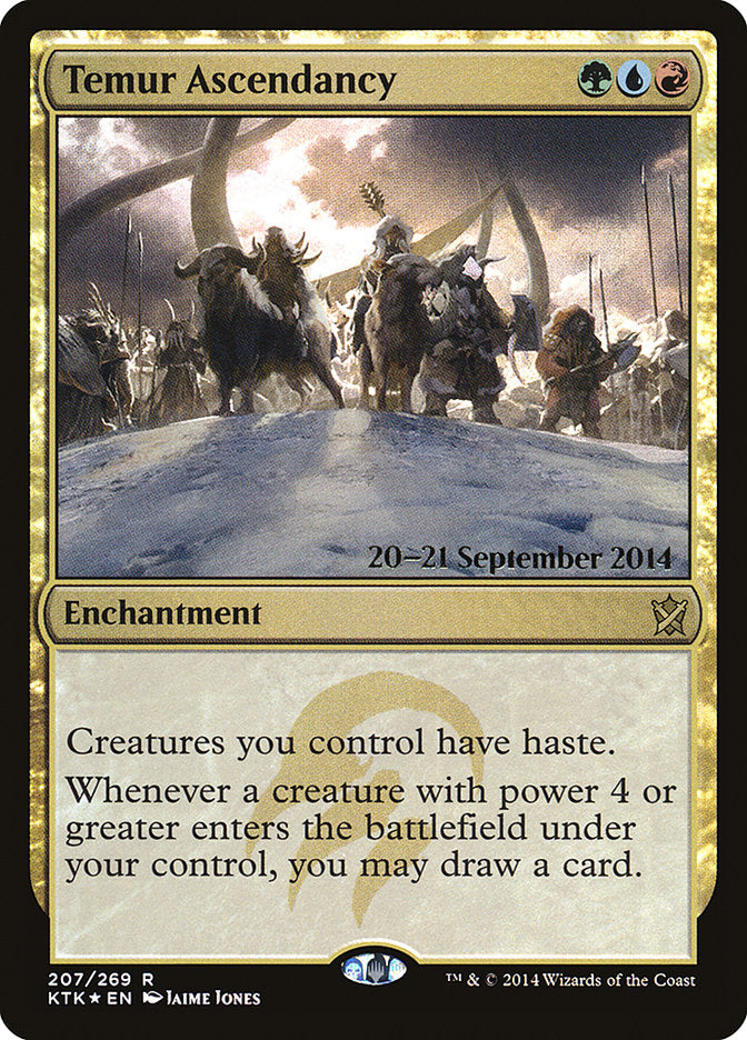 Temur Ascendancy [Khans of Tarkir Prerelease Promos] | I Want That Stuff Brandon