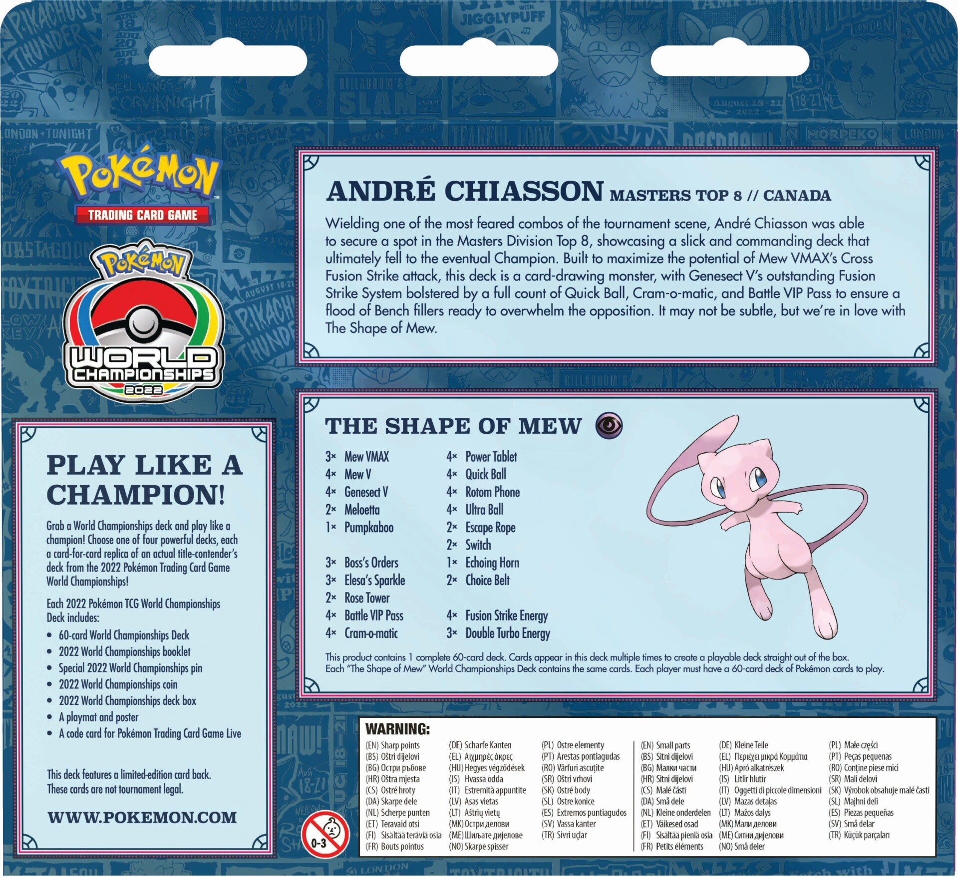 2022 World Championships Deck (The Shape of Mew - Andre Chiasson) | I Want That Stuff Brandon