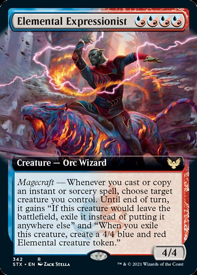 Elemental Expressionist (Extended Art) [Strixhaven: School of Mages] | I Want That Stuff Brandon