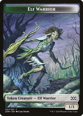 Myr (007) // Elf Warrior Double-Sided Token [Double Masters Tokens] | I Want That Stuff Brandon