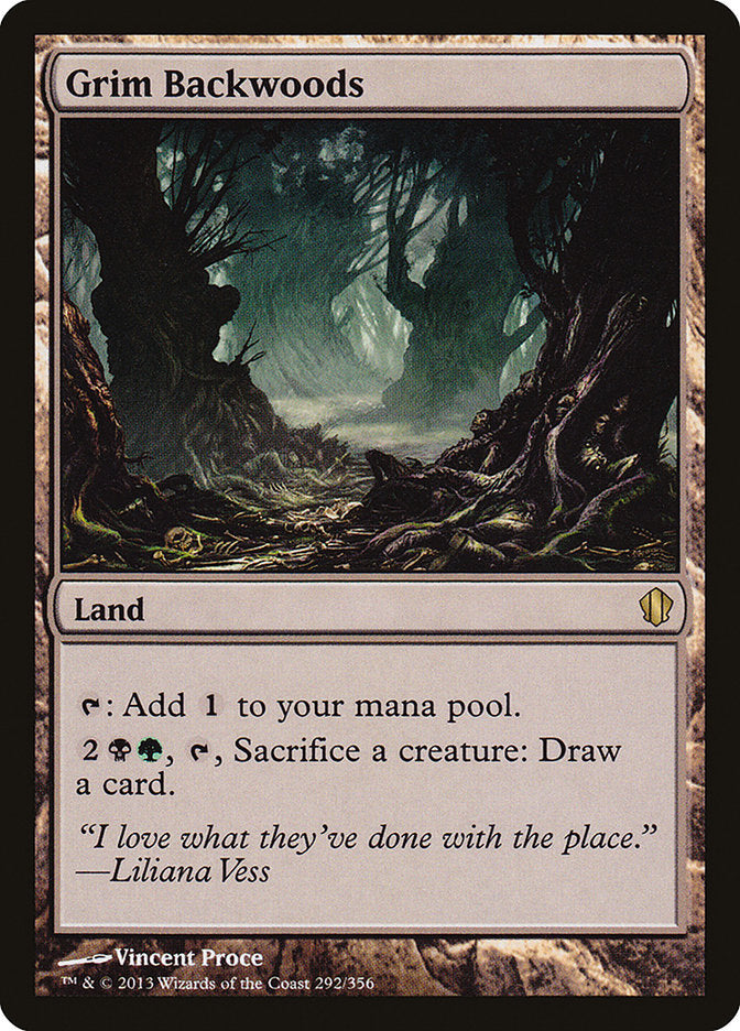 Grim Backwoods [Commander 2013] | I Want That Stuff Brandon