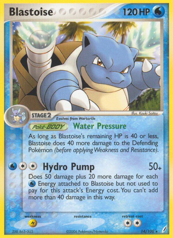 Blastoise (14/100) (Theme Deck Exclusive) [EX: Crystal Guardians] | I Want That Stuff Brandon