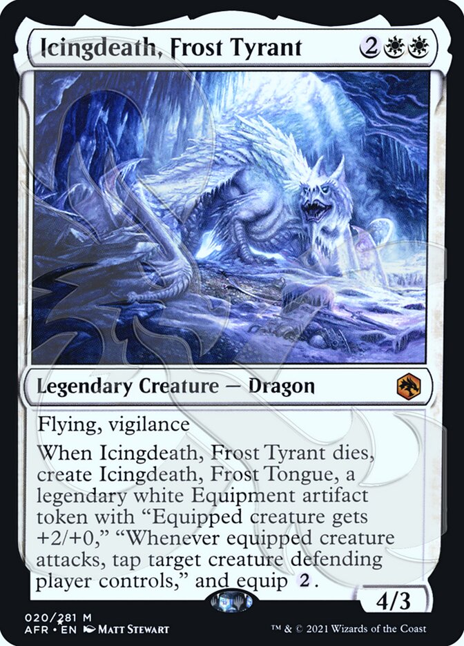 Icingdeath, Frost Tyrant (Ampersand Promo) [Dungeons & Dragons: Adventures in the Forgotten Realms Promos] | I Want That Stuff Brandon