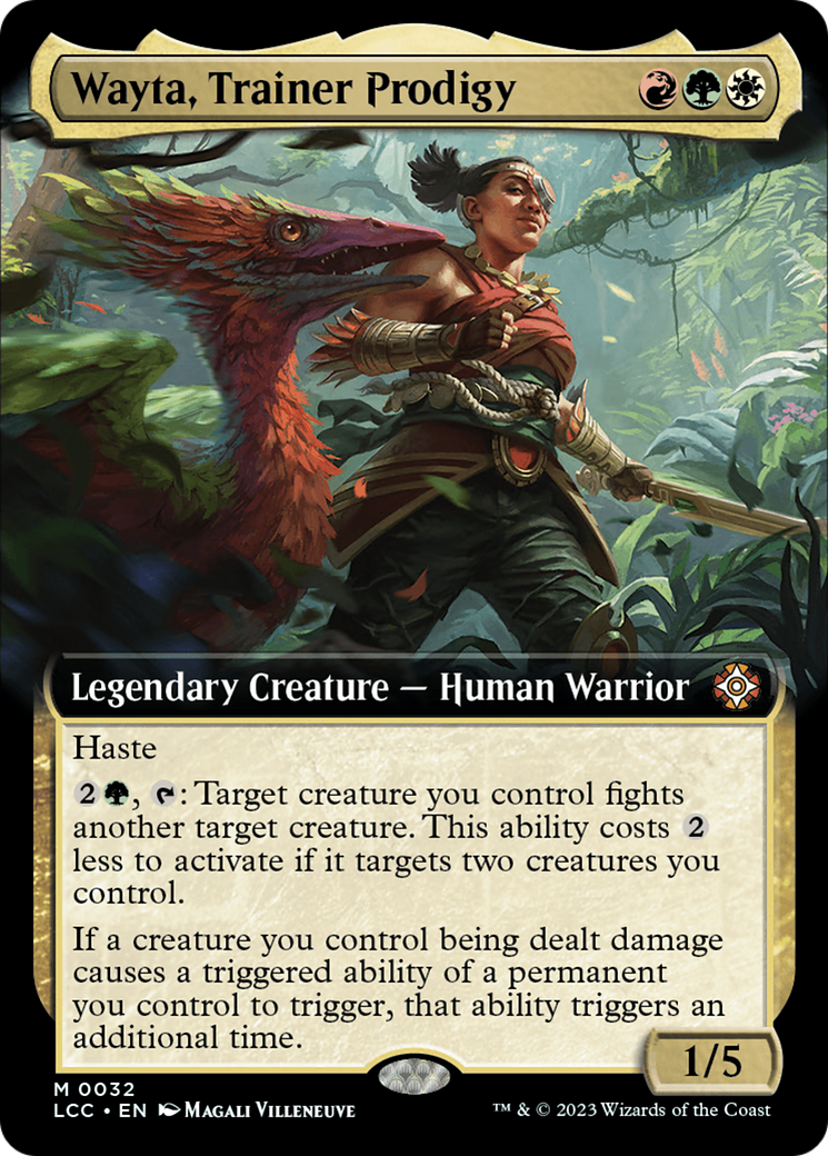 Wayta, Trainer Prodigy (Extended Art) [The Lost Caverns of Ixalan Commander] | I Want That Stuff Brandon