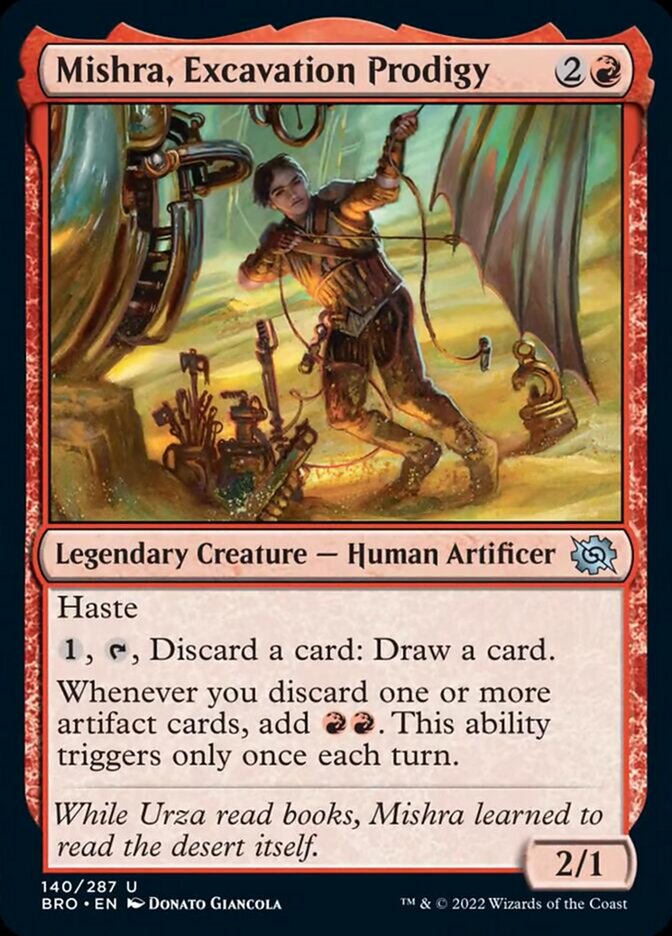 Mishra, Excavation Prodigy [The Brothers' War] | I Want That Stuff Brandon