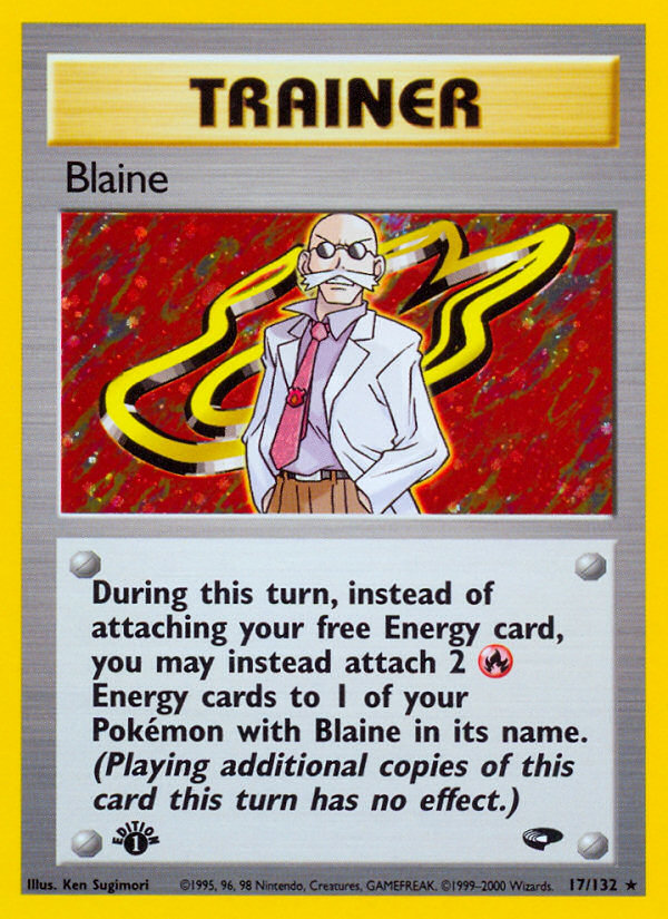 Blaine (17/132) [Gym Challenge 1st Edition] | I Want That Stuff Brandon